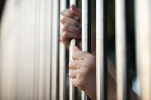 behind bars